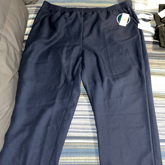 Karen Scott Pants & Jumpsuits New Nwt Navy Elastic Waist Pants 445